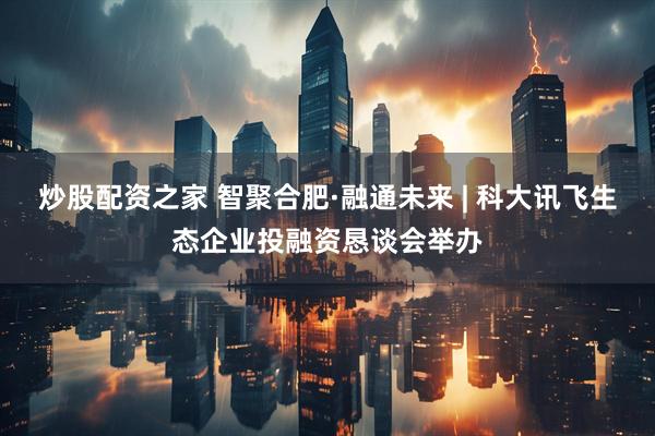 炒股配资之家 智聚合肥·融通未来 | 科大讯飞生态企业投融资恳谈会举办